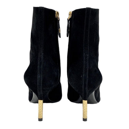 Unused Louis Vuitton Ultimate Line Short Boots Ankle Boots Monogram Heel Suede