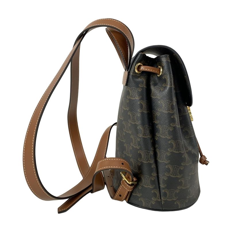 Celine Backpack Sac Bonnie Backpack Tan (brown)