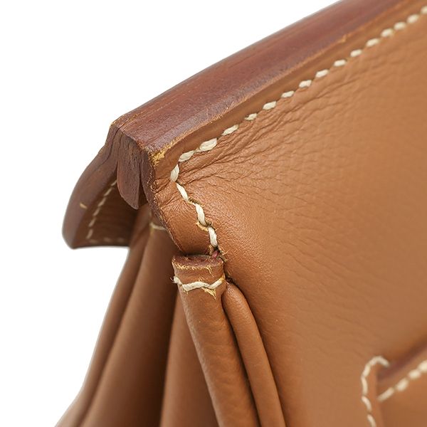 Hermes Handbag Birkin 35 Courchevel Gold Hardware Brown C Engraved [storage Bag