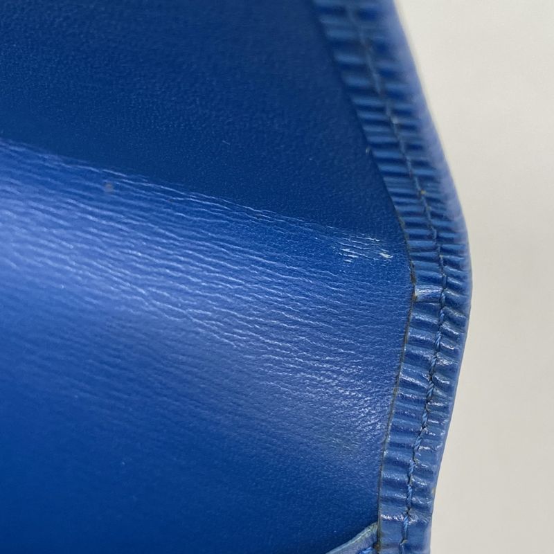 Louis Vuitton Epi Pochette Porte Monet Cles Di M63575 Toledo Blue Ladies Long