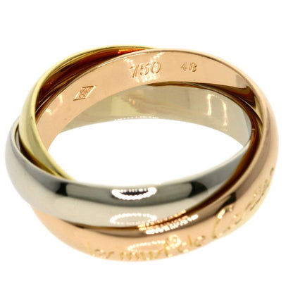 Cartier Trinity #48 Ring 18K Yellow Gold 18K White Gold 18K Pink Gold Ladies