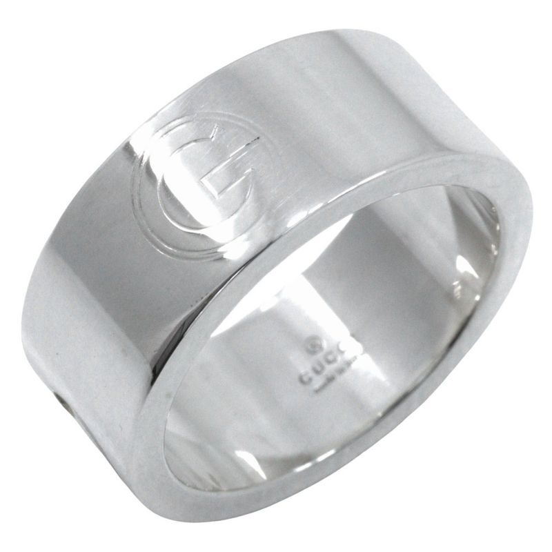 Gucci G Logo Silver 925 Size 12.5 Ladies 8.5g Ring