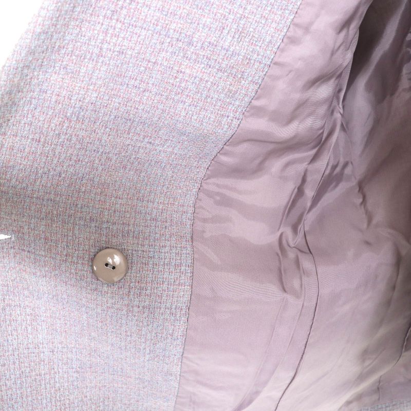 Christian DIOR Vintage 100% Wool Double Breasted Tweed Tailored