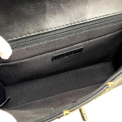 Chanel Shoulder Bag Wildstitch Line 14687 Matelasse Coco Mark Calf Leather