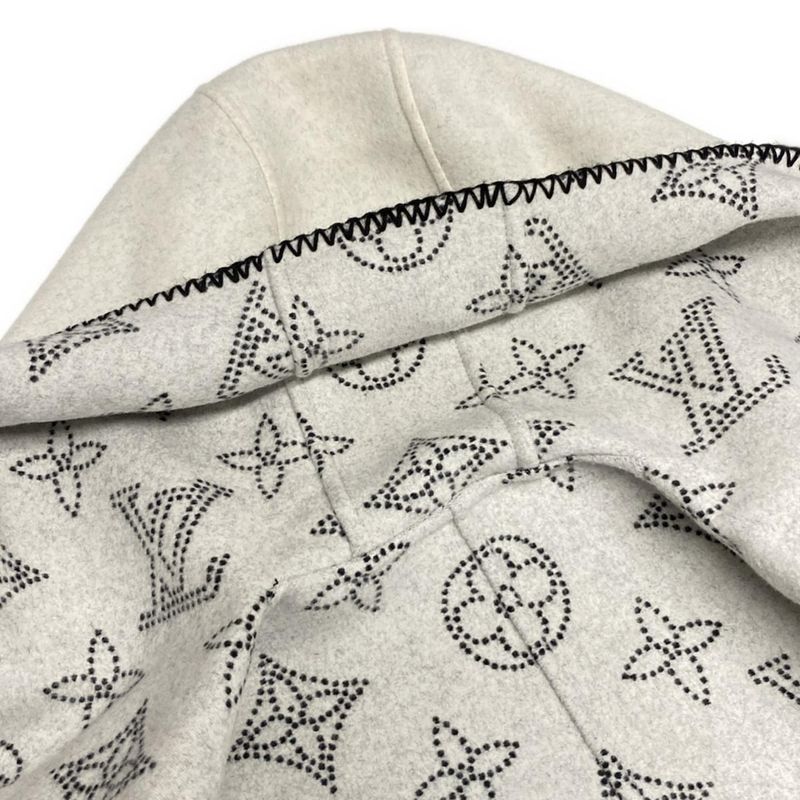 Louis Vuitton Coat Size 36 S Women's Hooded Wrap Coat Mahina Foco04r90 Light