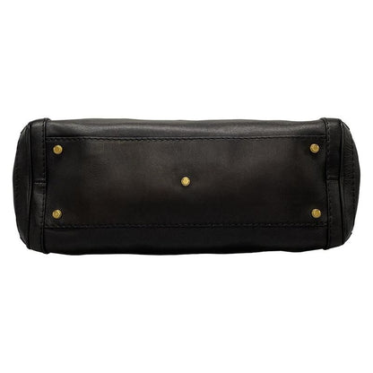 Gucci GG Running Tote 247183 Black Leather