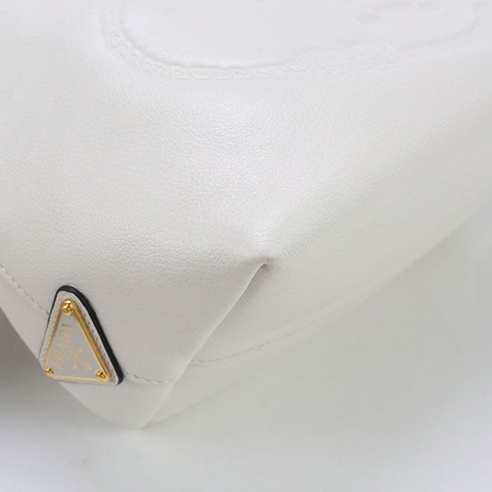 Prada 2WAY Bag 1ba111 2EBJ F0009 Handbag Leather Women