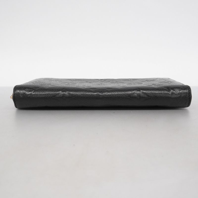 Louis Vuitton Monogram Empreinte Zippy Wallet M60571 Noir Black Ladies