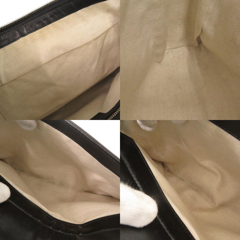 Gucci GG Embossed 658565 Black Messenger Bag Shoulder Bag Black 1774 Gucci Men's