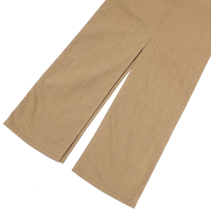 Hermes Skirt Long Skirt Cotton Beige #34 Silver Hardware Light Brown Serie