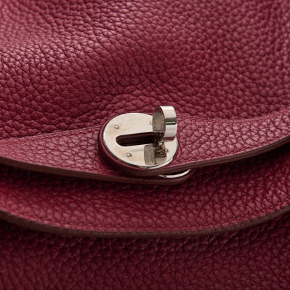 Hermes Lindy 34 Shoulder Bag Taurillon Clemence Tosca Tosca (silver Hardware)