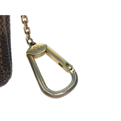 Louis Vuitton Coin Case Damier Pochette Clé N62658 Brown