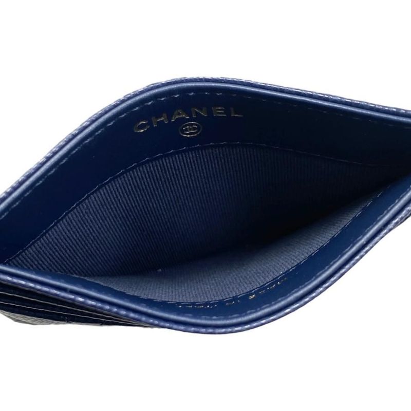Chanel Card Case Timeless Classic Line Fragment Case Ap4472 Matelasse Caviar