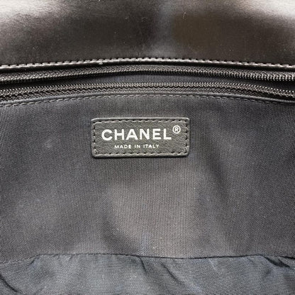 Chanel Boy Chanel Black And White Leather A66713 15641012