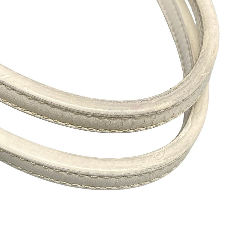 Goyard Tote Bag Saint Louis PM White Leather