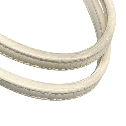 Goyard Tote Bag Saint Louis PM White Leather