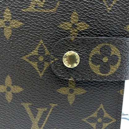 Louis Vuitton M61207 Porte Papier Zip Monogram Canvas Brown Bifold Wallet