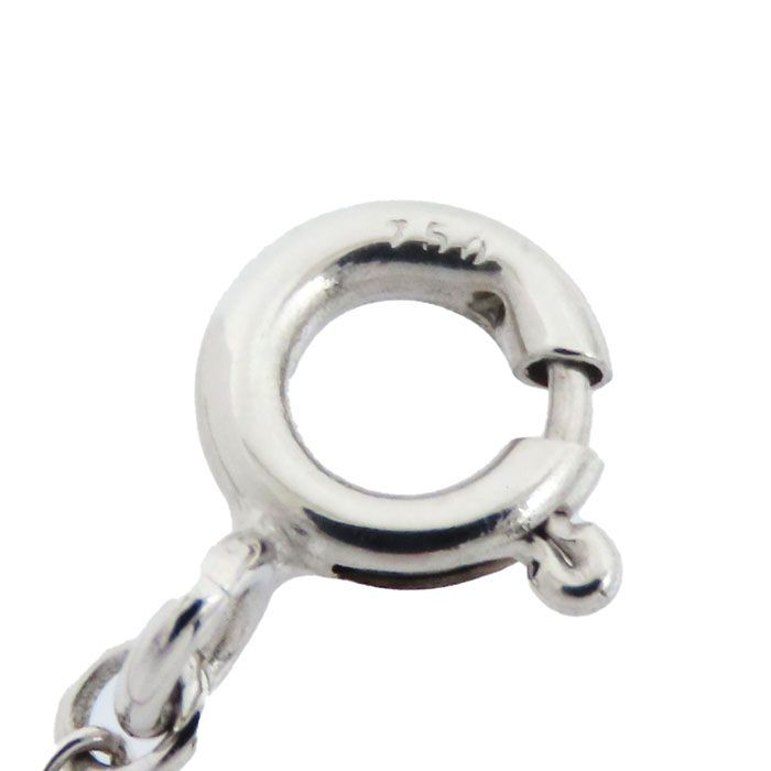 Christian DIOR Rose Dior Bagatelle Necklace Diamond 18K White Gold 750 White