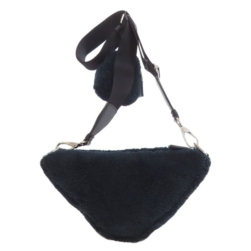 Prada 1bh190 Triangle Shoulder Bag Boa Women