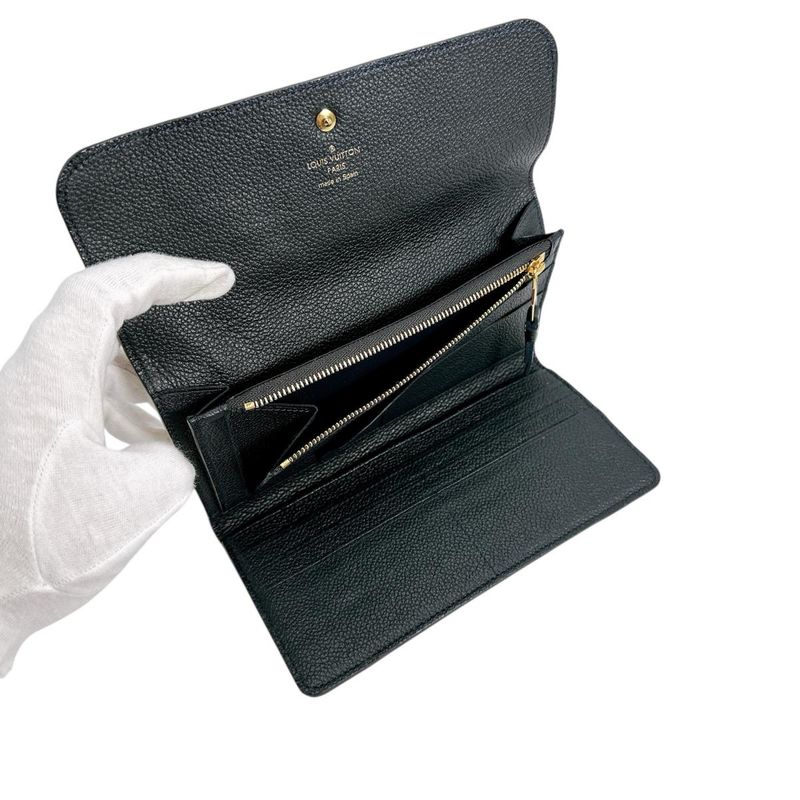 Louis Vuitton M60258 Monogram And Empreinte Leather Trifold Portefeuille