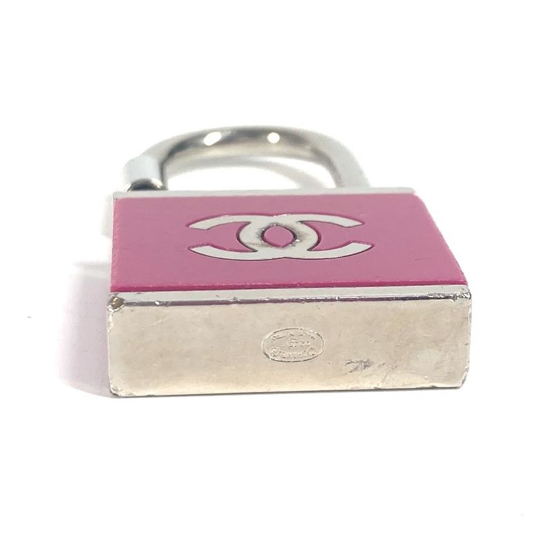 Chanel Key Holder CC Coco Logo Metal Pink