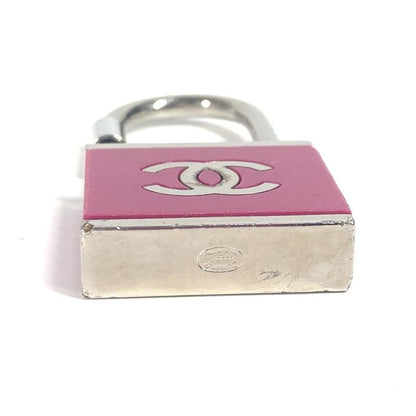 Chanel Key Holder CC Coco Logo Metal Pink