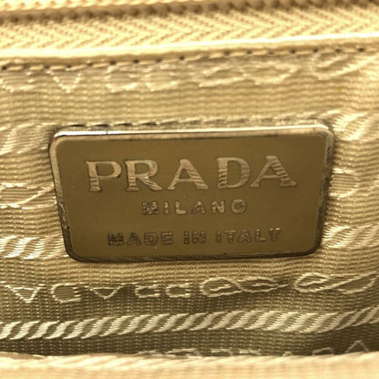 Prada - Madras Bachel Leather Logo Flap Handbag - Cammello - Women