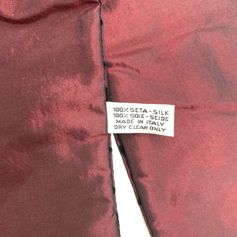 Celine Stole Silk Purple Logo