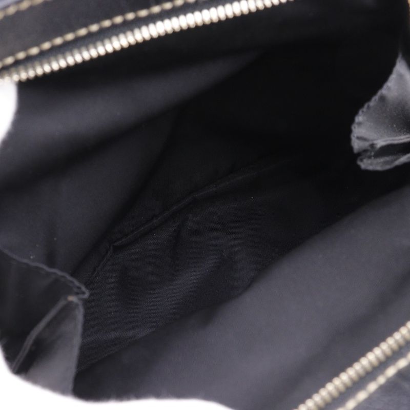 Bvlgari Bulgari Maxirettare 2WAY Shoulder Leather Black Women's Handbag