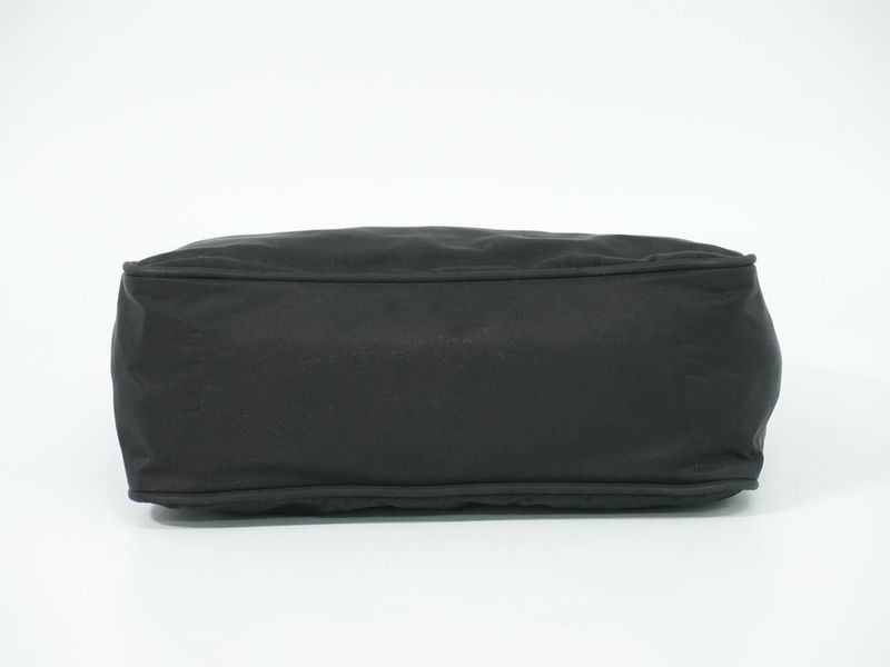 Authentic Prada Nylon Handbag Pouch Black Bag Pre-owned [follow-up Discount