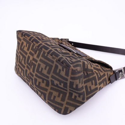 Fendi Zucca Shoulder Bag Brown