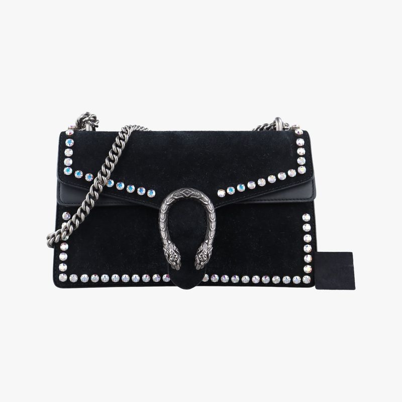 Gucci Dionysus Black Suede 400249 I022674432