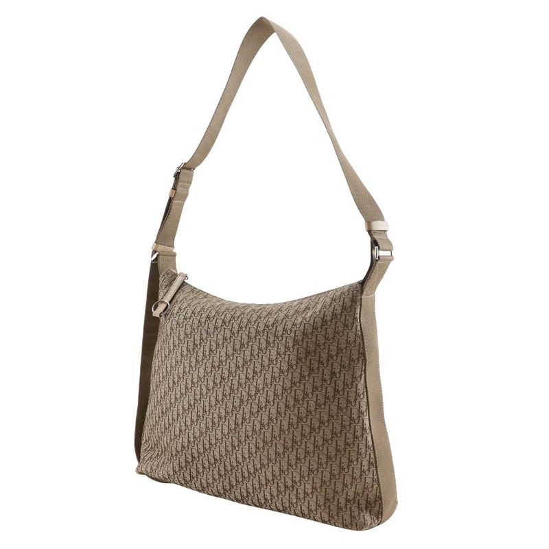 Dior Christian Dior Trotter 07RU 0064 Canvas Beige Unisex Shoulder Bag