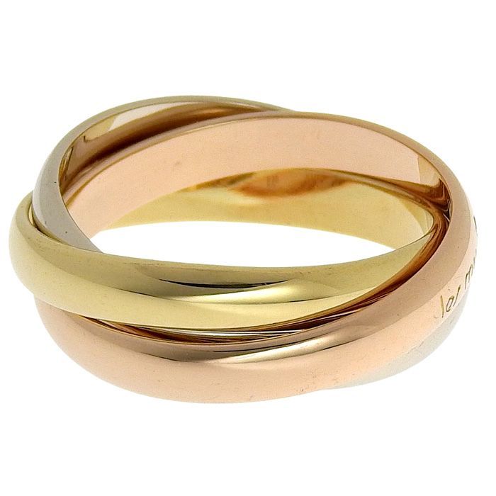 Cartier Trinity Ring Small Model 18K Yellow Gold 18K White Gold 18K Pink Gold