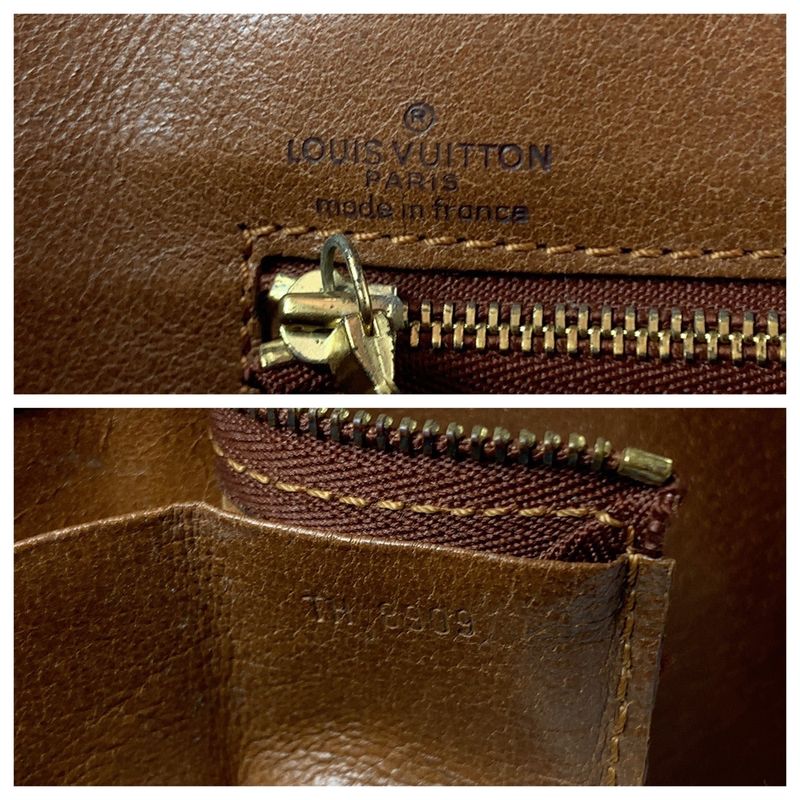 Louis Vuitton Monogram Sac Weekend GM Brown PVC M42420 Tote Bag Shoulder Bag