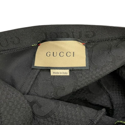Gucci GG Stretch Jersey S Size Pants M Size 724491 Neon Blen Black Green Top