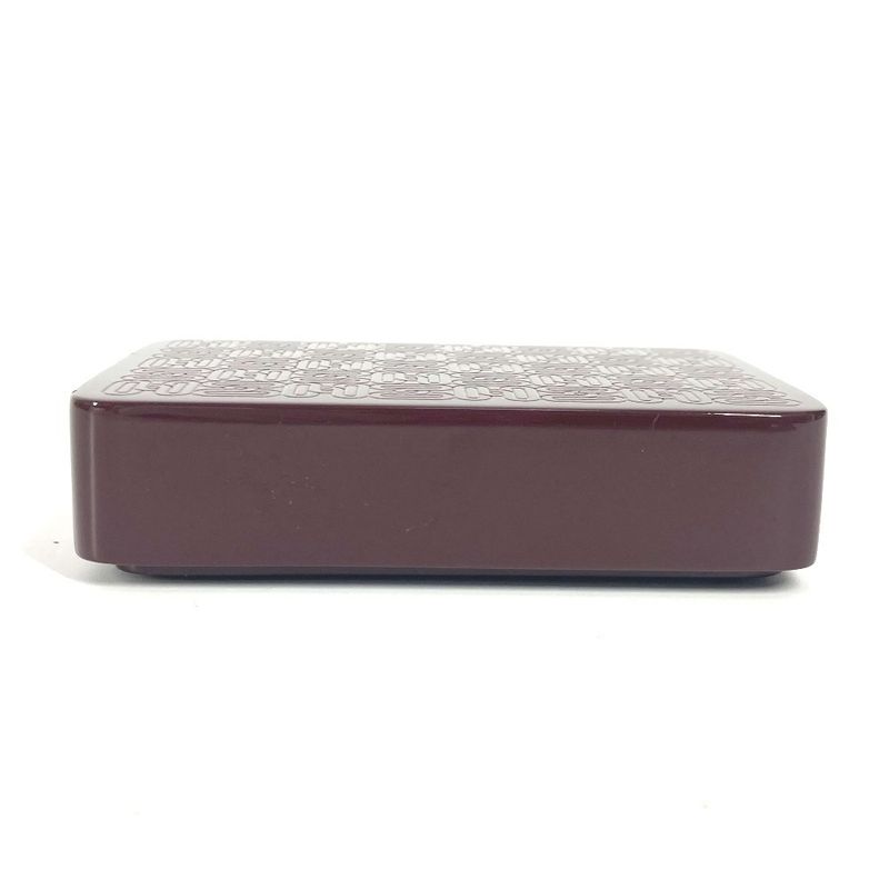 Hermes Small Bag Logo Lacquer Brown