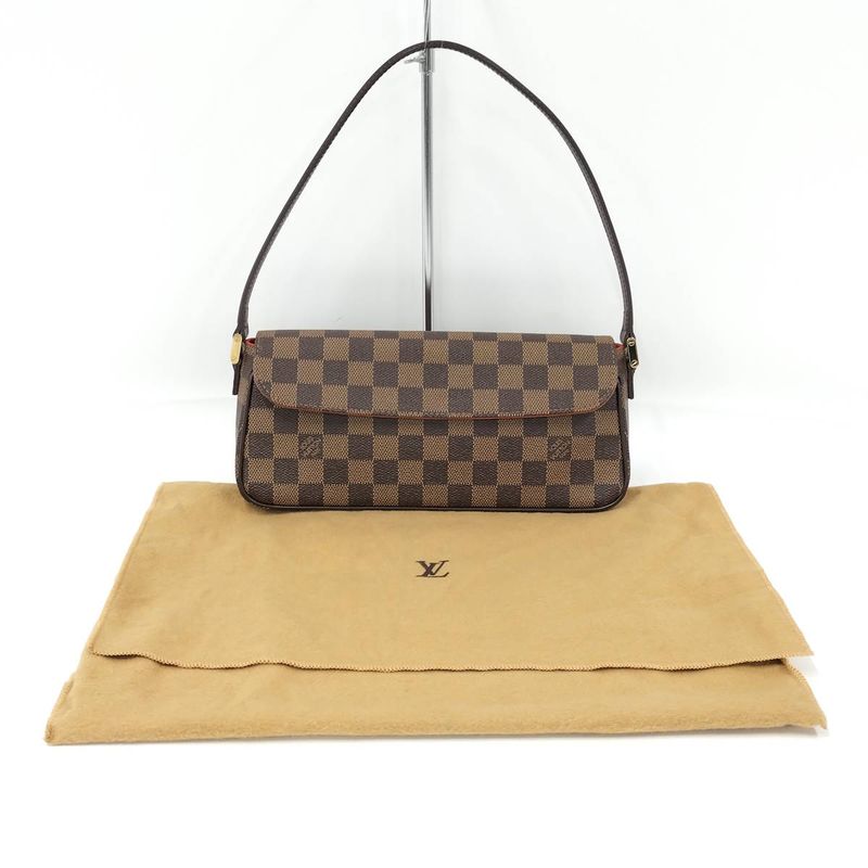 Louis Vuitton Recoleta Handbag Damier Ebène Brown N51299