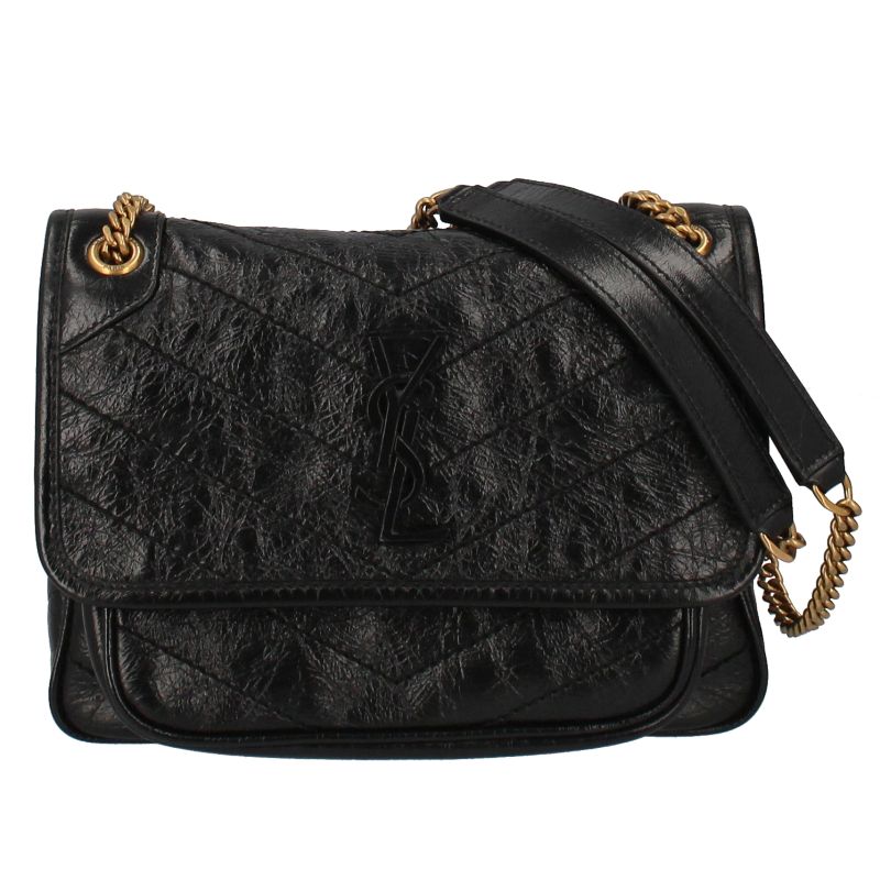 Yves Saint Laurent Niki Baby Chain Shoulder Bag 633160 Calf Women's Shoulder