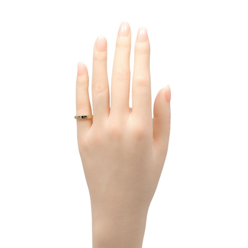 Tiffany & Co Notes 18K Yellow Gold Size 7.5 Ladies' 2.67g Ring