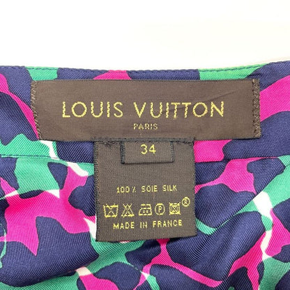 Louis Vuitton Silk And Cashmere Set-up S 34 Leopard Print Multicolor Made In