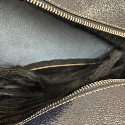 Prada Shoulder Bag Leather Black with Tear Inside A25-2693