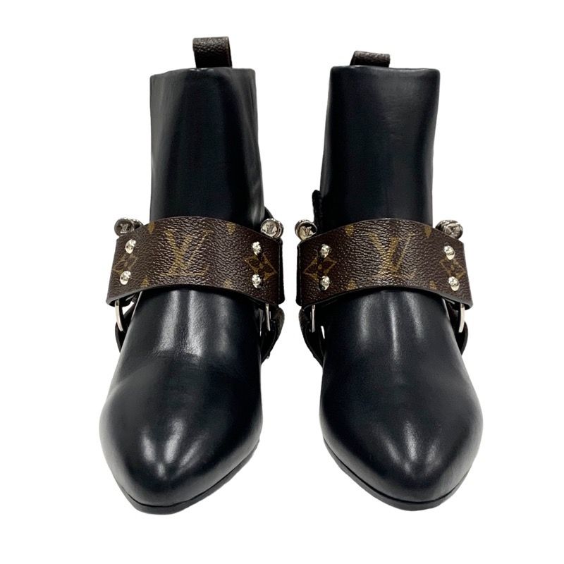 Unused Louis Vuitton Rhapsody Line Monogram Boots Short Boots Ankle Boots