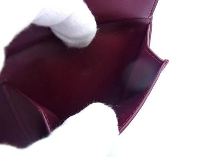 Bottega Veneta Marco Polo Leather Bifold Wallet Men's Bordeaux Az0830