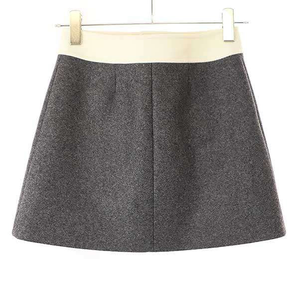 Celine 24aw Bromptpn Jacket&trapeze Mini Skirt Brompton Jacket Wool Trapeze