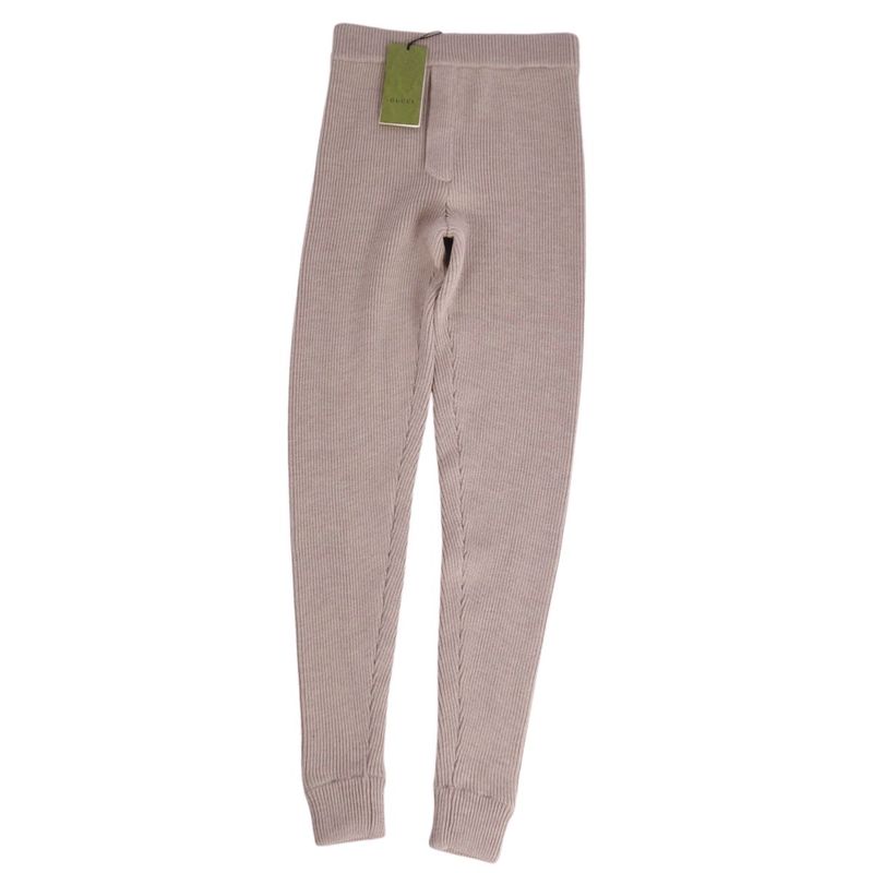 Gucci Pants Long Pants Knit Wool Bottoms Rede