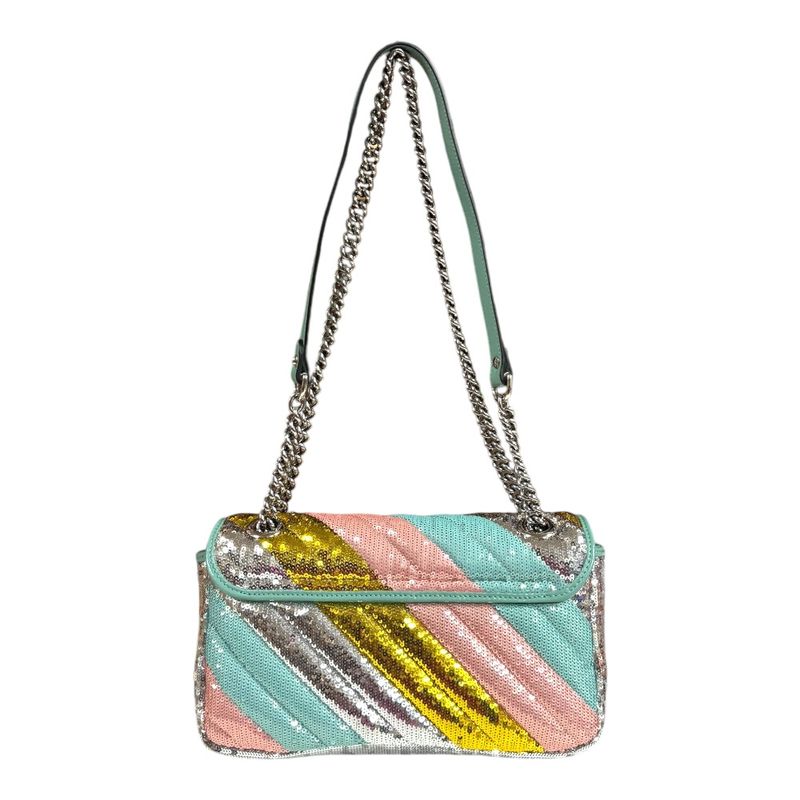 Gucci GG Marmont Shoulder Bag Sequined 443497 Multicolor Ladies Gucci
