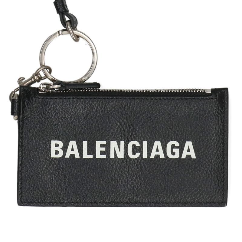 Balenciaga 594548 Neck Holder With Strapleather Logo Coin Purse Men's