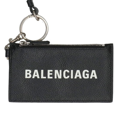 Balenciaga 594548 Neck Holder With Strapleather Logo Coin Purse Men's