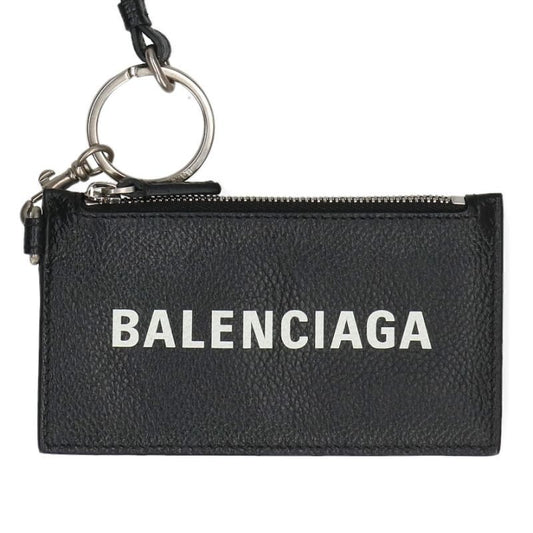Balenciaga 594548 Neck Holder With Strapleather Logo Coin Purse Men's